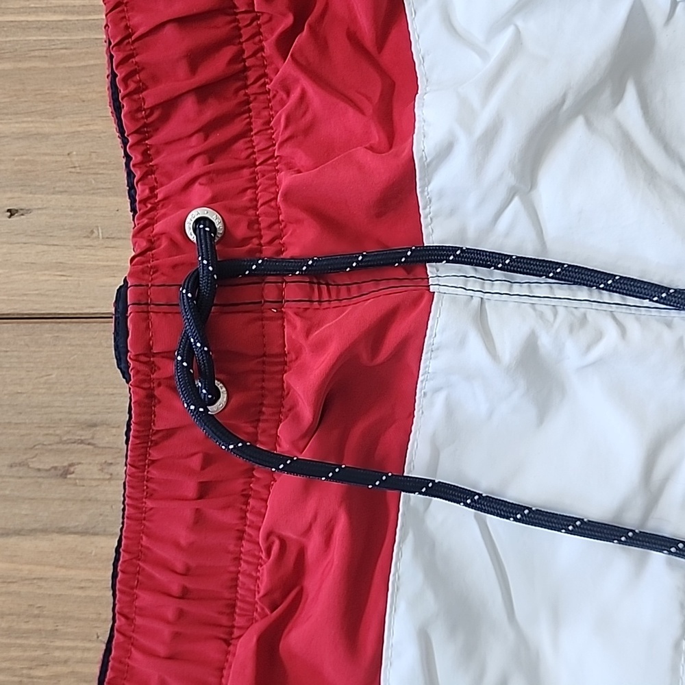 Nautica Men's Swim Trunks - Red, White, & Blue - Picture 3 of 9